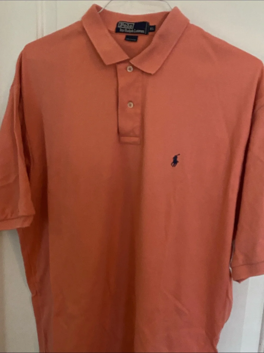 Polo by Ralph Lauren Short Sleeve Coral Polo Size XL 100% Cotton